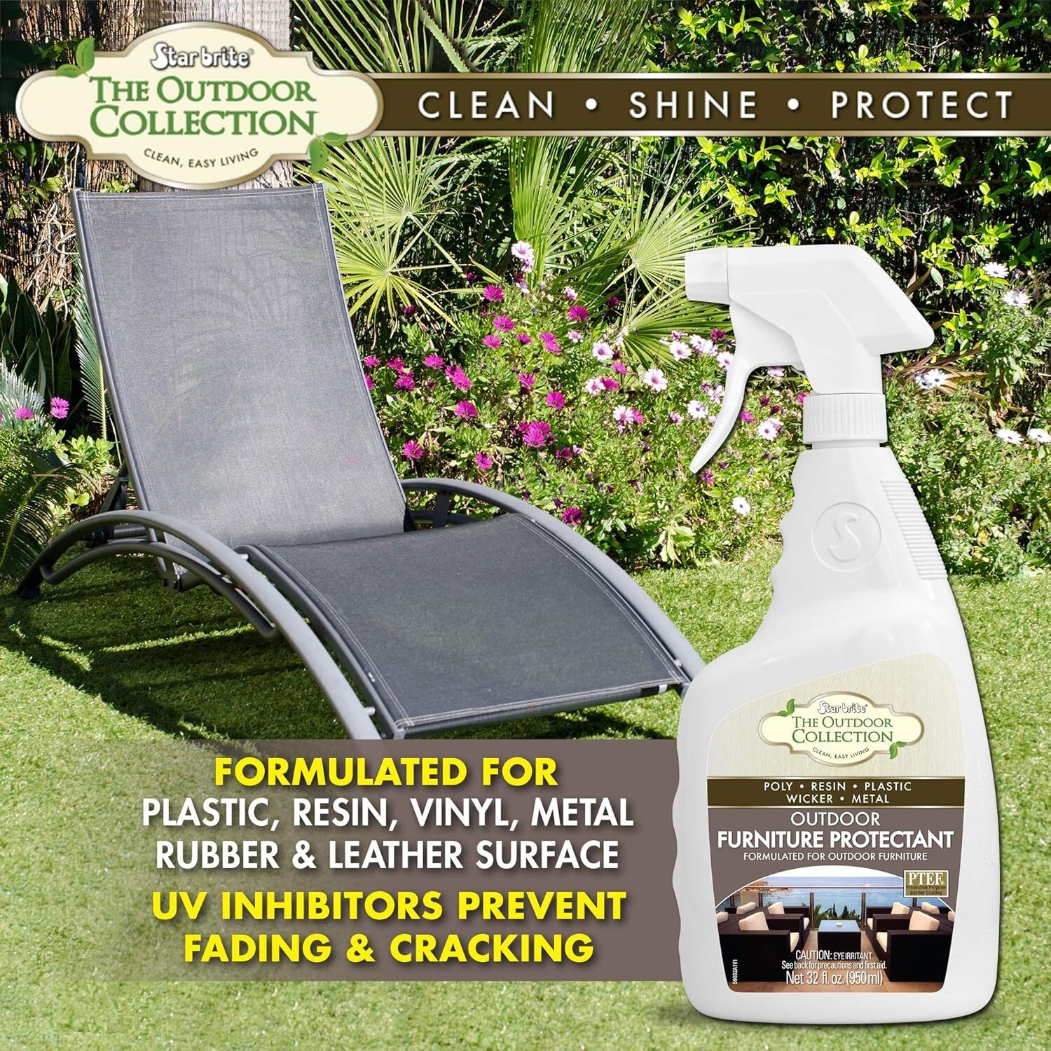 32oz Outdoor Furniture Protectant Spray with UV Protection & Tropical Scent