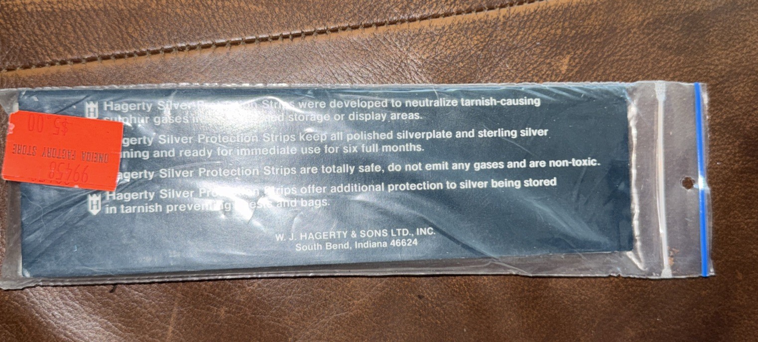 Hagerty Silversmiths Silver Protection Strips Tarnish Prevention Brand New