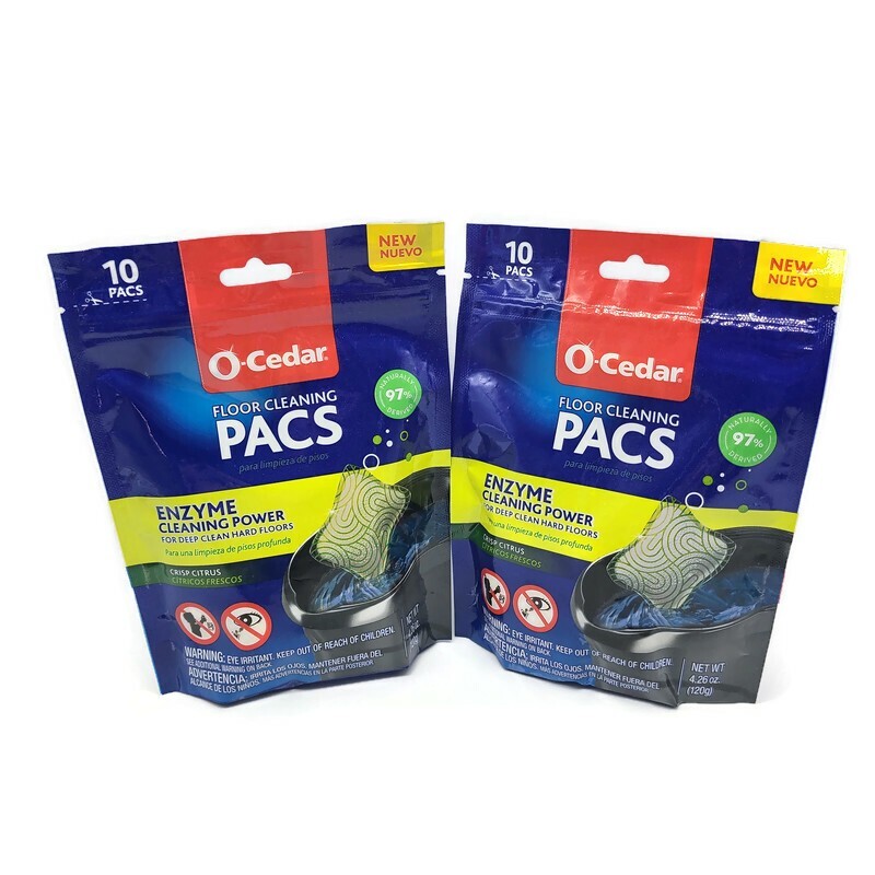 O-Cedar Floor Cleaning Pacs Crisp Citrus 20 Packs Total New Unopened Free Ship