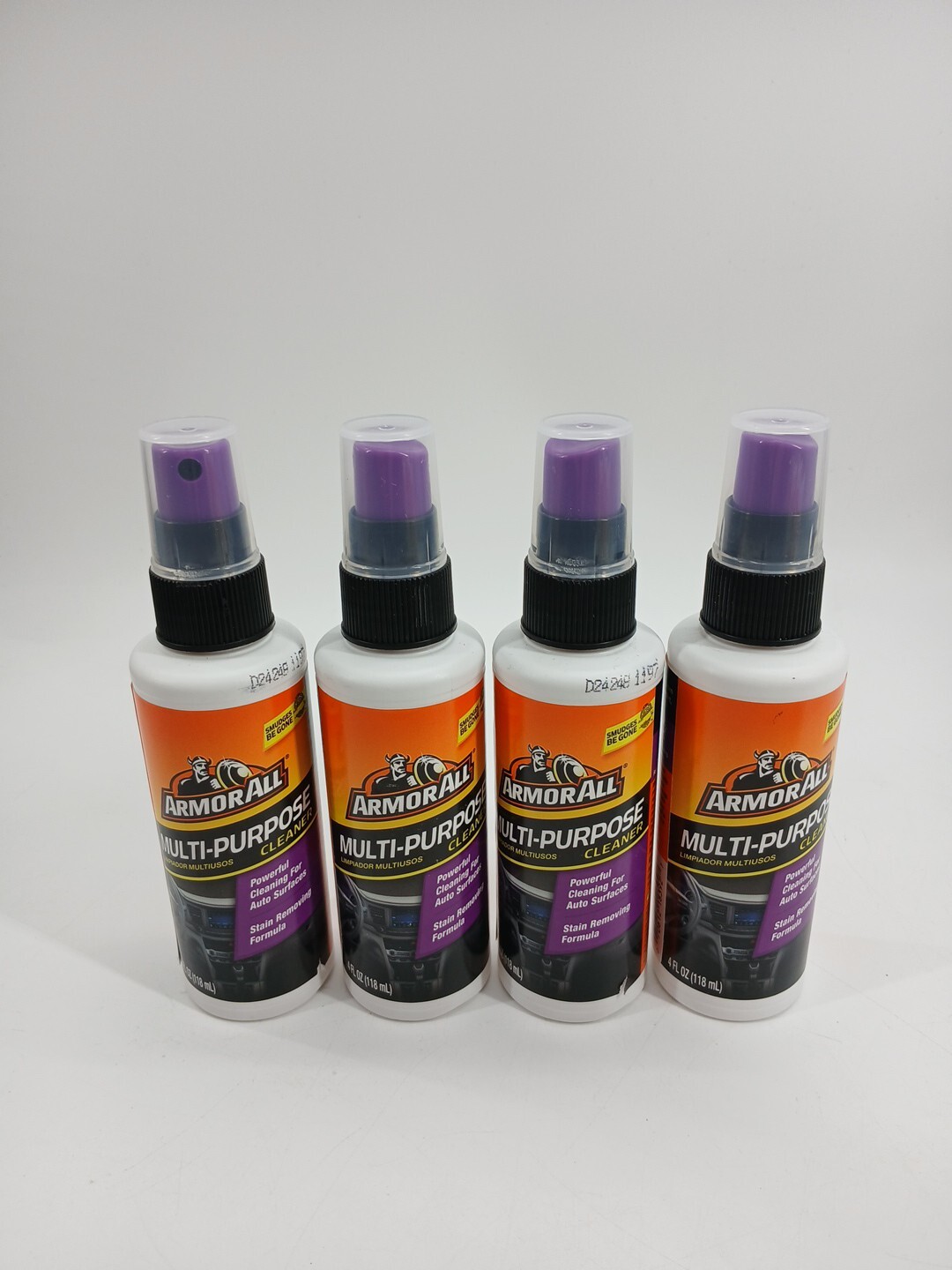 (Lot Of 4) Armor All Multi-Purpose Cleaner Powerful Cleaner For Auto Surfaces