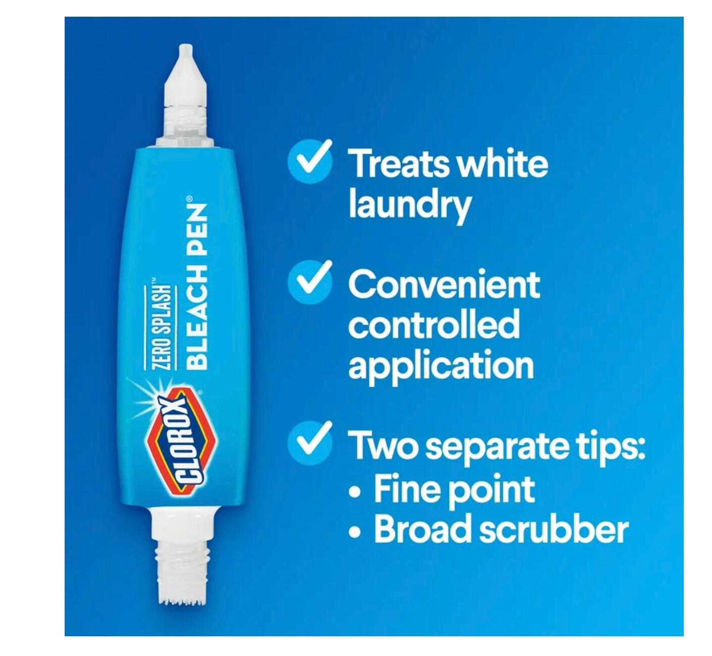 New in Box Clorox Zero Splash Bleach Pen, 1 Pen Below $85.00 Retail