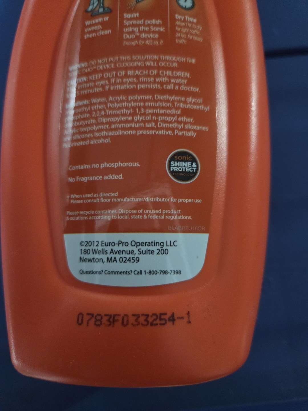 SHARK Wood & Hard Floor Cleaner Wood Floor Polish 28 oz. Discontinued NEW!