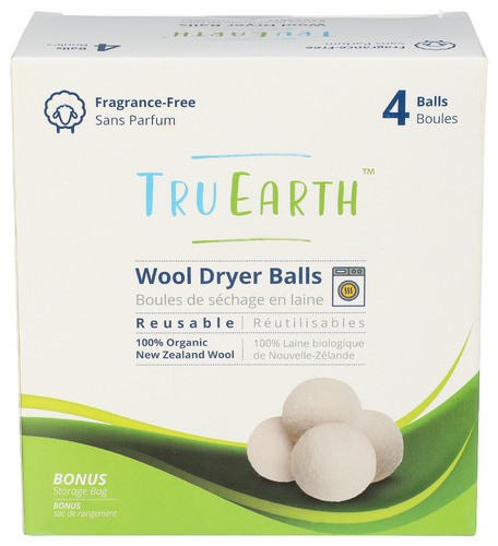Tru Earth Wool Dryer Balls Frag Fr 4 Pack of 4