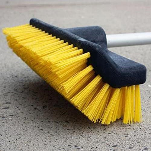 Unger Waterflow Hard Stiff Bristles Boat Wash Bi Level Deck Scrub Brush 10 Inch
