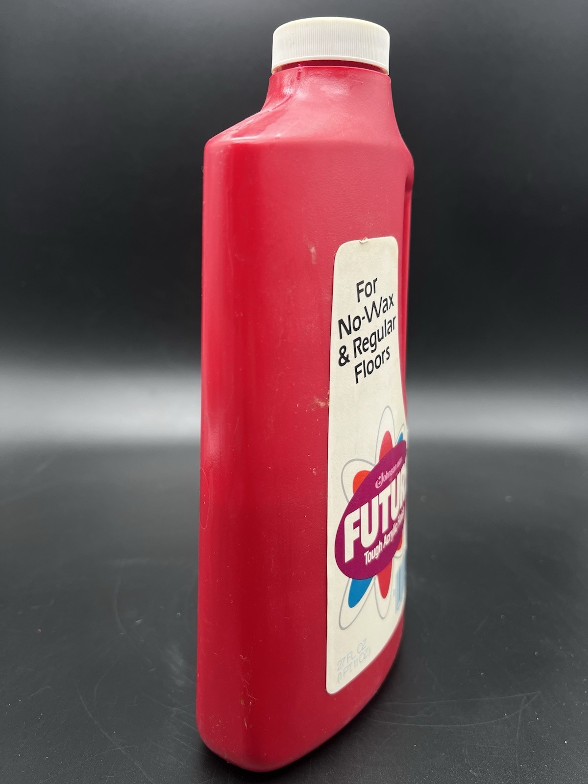 Vtg 1983 Future Tough Acrylic Finish Floor Polish 45% Full of 27 oz – Red Bottle