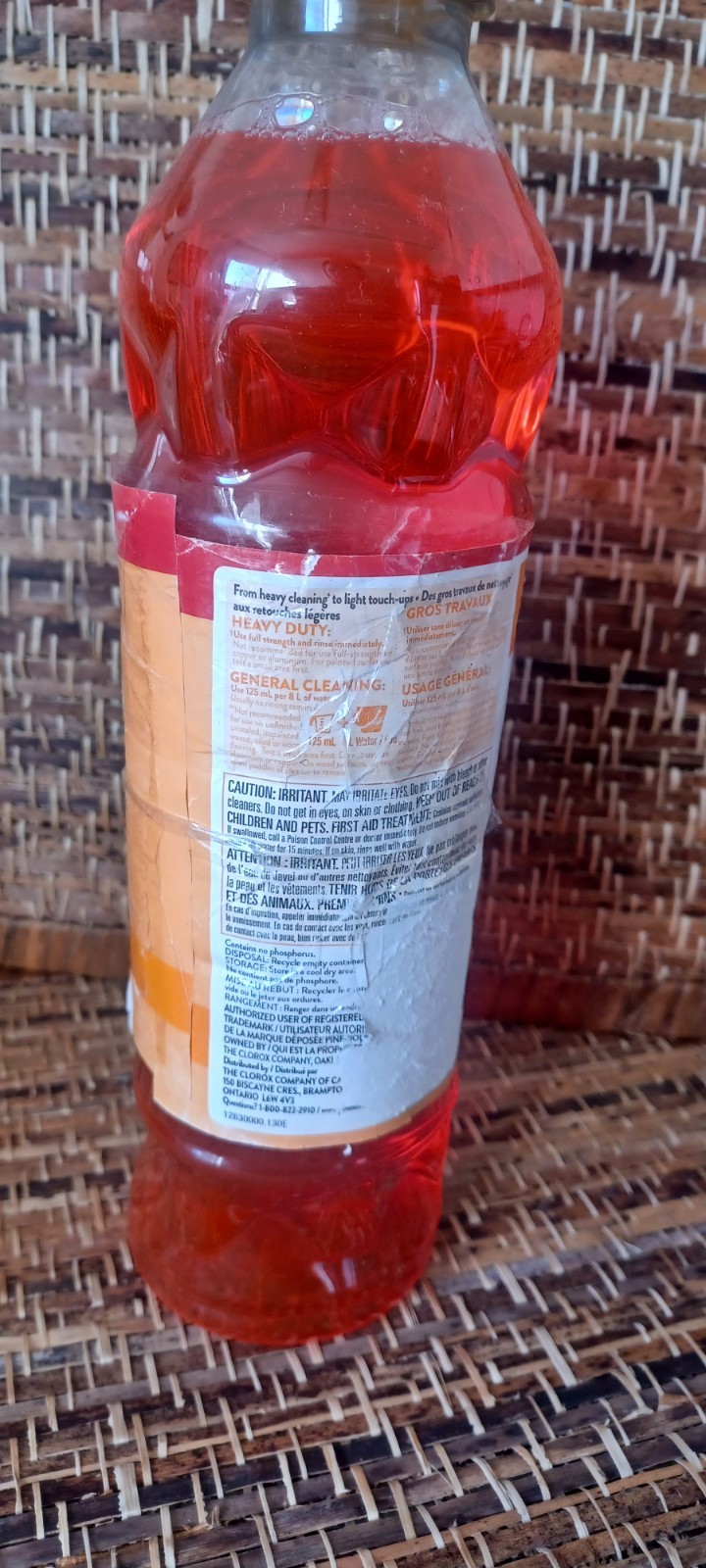 Pine-Sol Mandarin Sunrise Multi-Surface Cleaner 24 Oz Label Is Damaged
