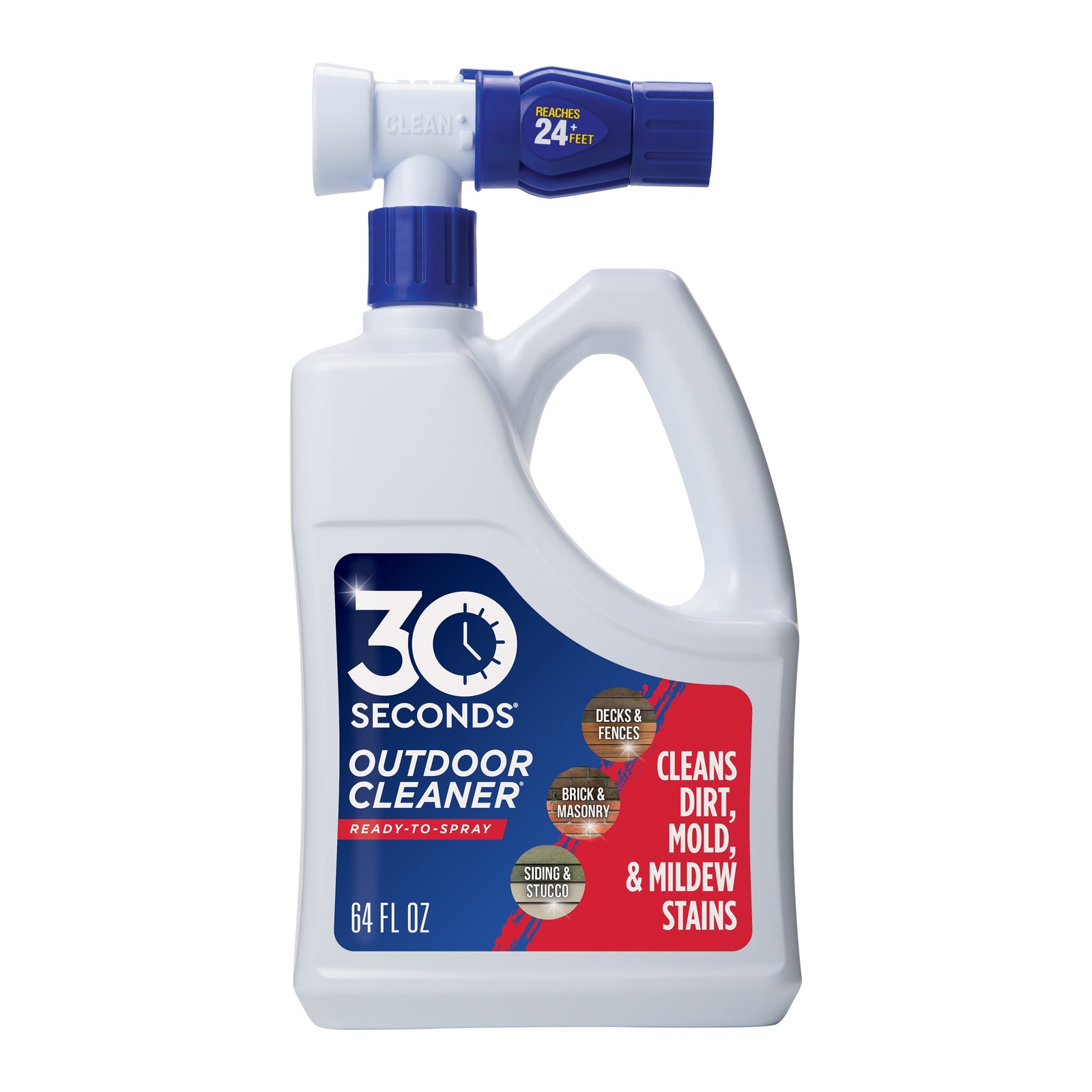 Outdoor Cleaner Algae Mold & Mildew Stain Remover Concrete Wood Patio Siding