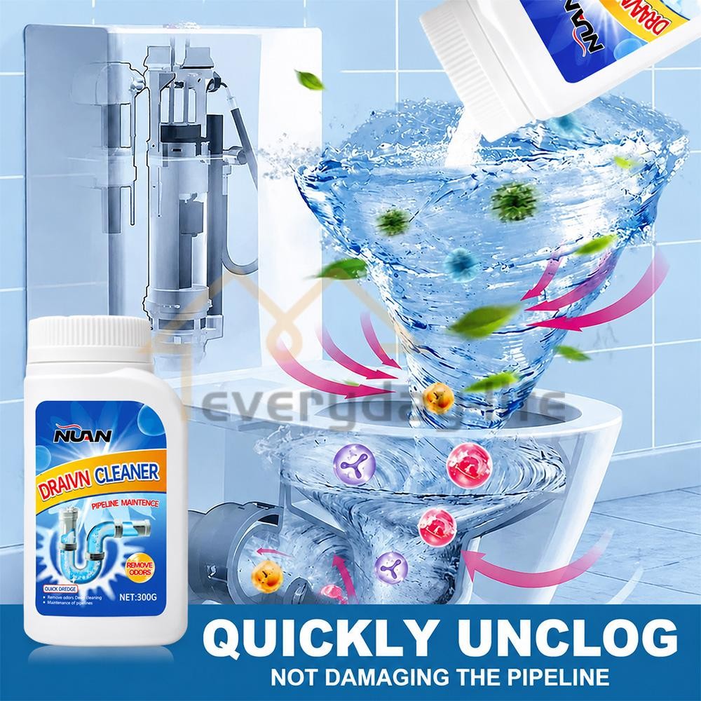 NUAN 300g Sink & Drain Cleaner Powerful Pipeline Dredging Agent Agent Unblocker