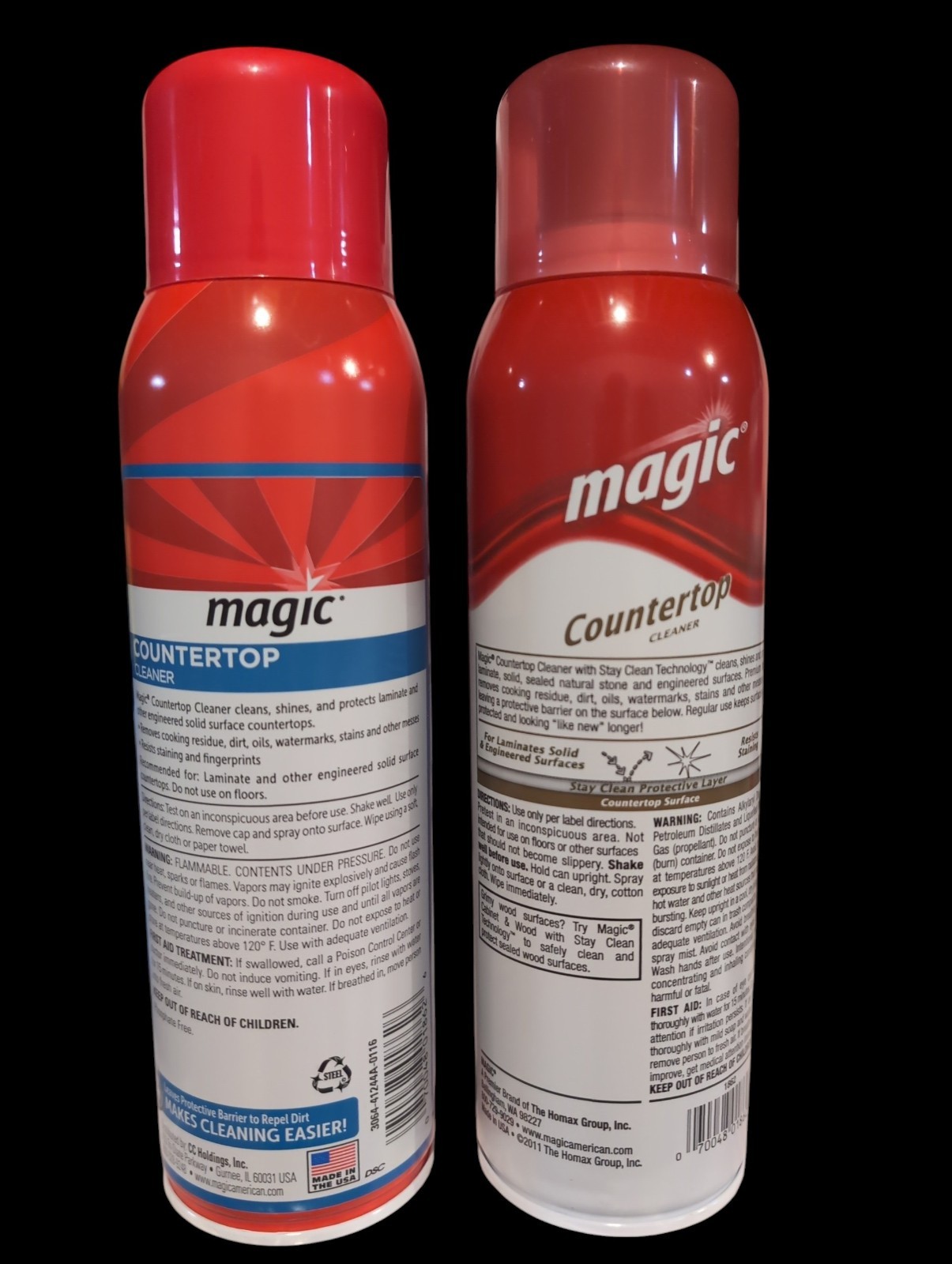 Magic Countertop Cleaner Spray x2 Kitchen Surface Protects Laminate/Engineered