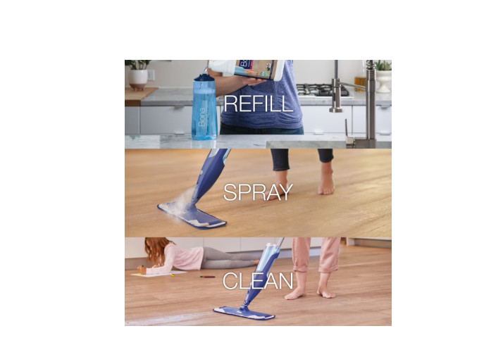128 fl oz Unscented Hardwood Floor Cleaner Refill Multi-Surface Cleaning Solutio
