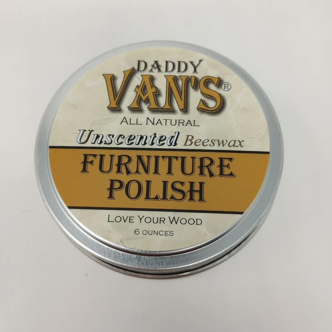 Daddy Van’s All Natural Unscented Beeswax Furniture Polish 6oz