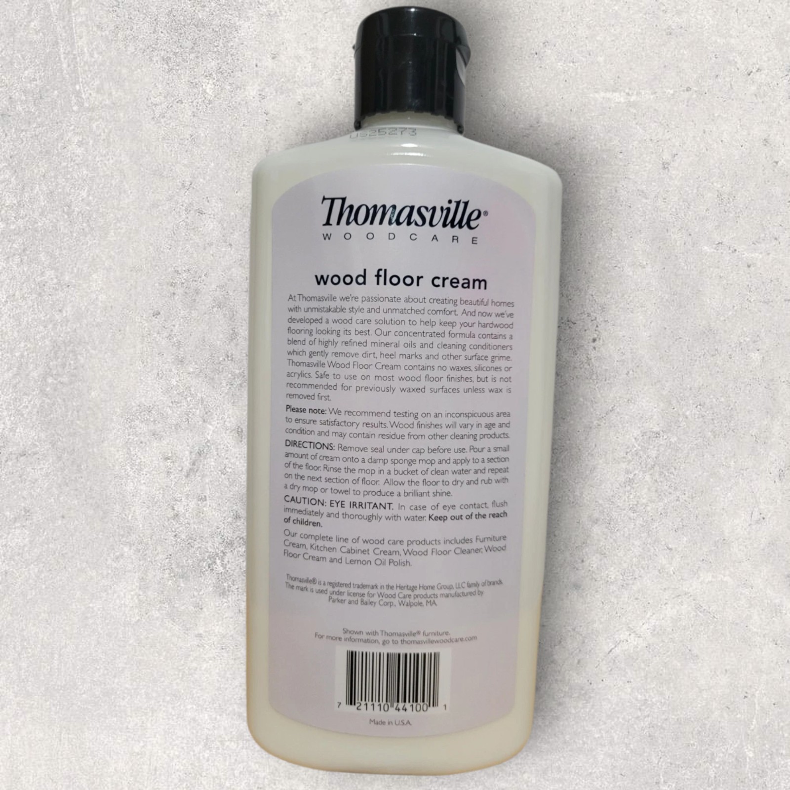 NEW Thomasville Wood Floor Cream 16oz Made in USA Discontinued Hard Find