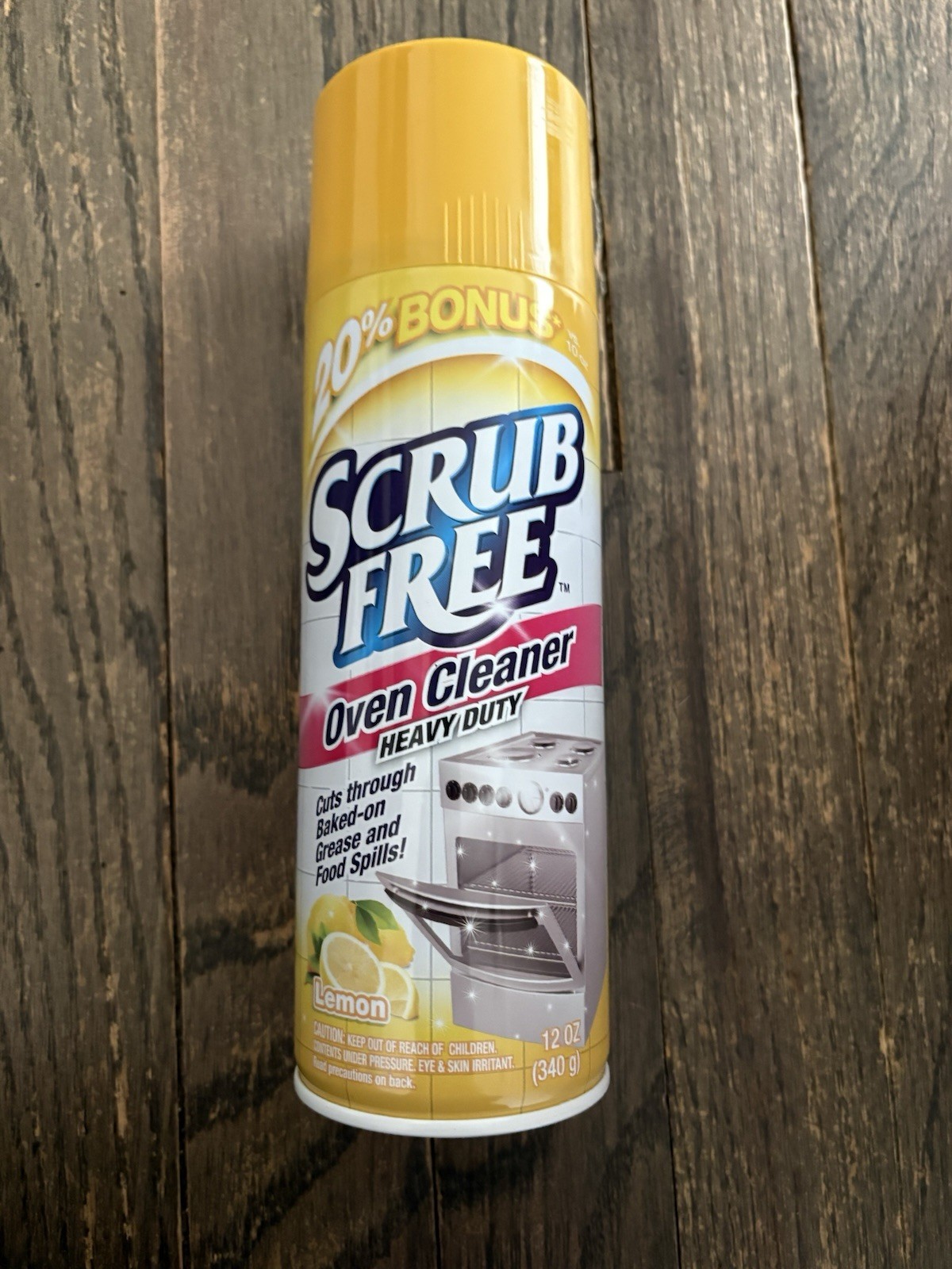 Scrub Free Oven Cleaner Lemon 12oz – Heavy Duty Degreaser Spray