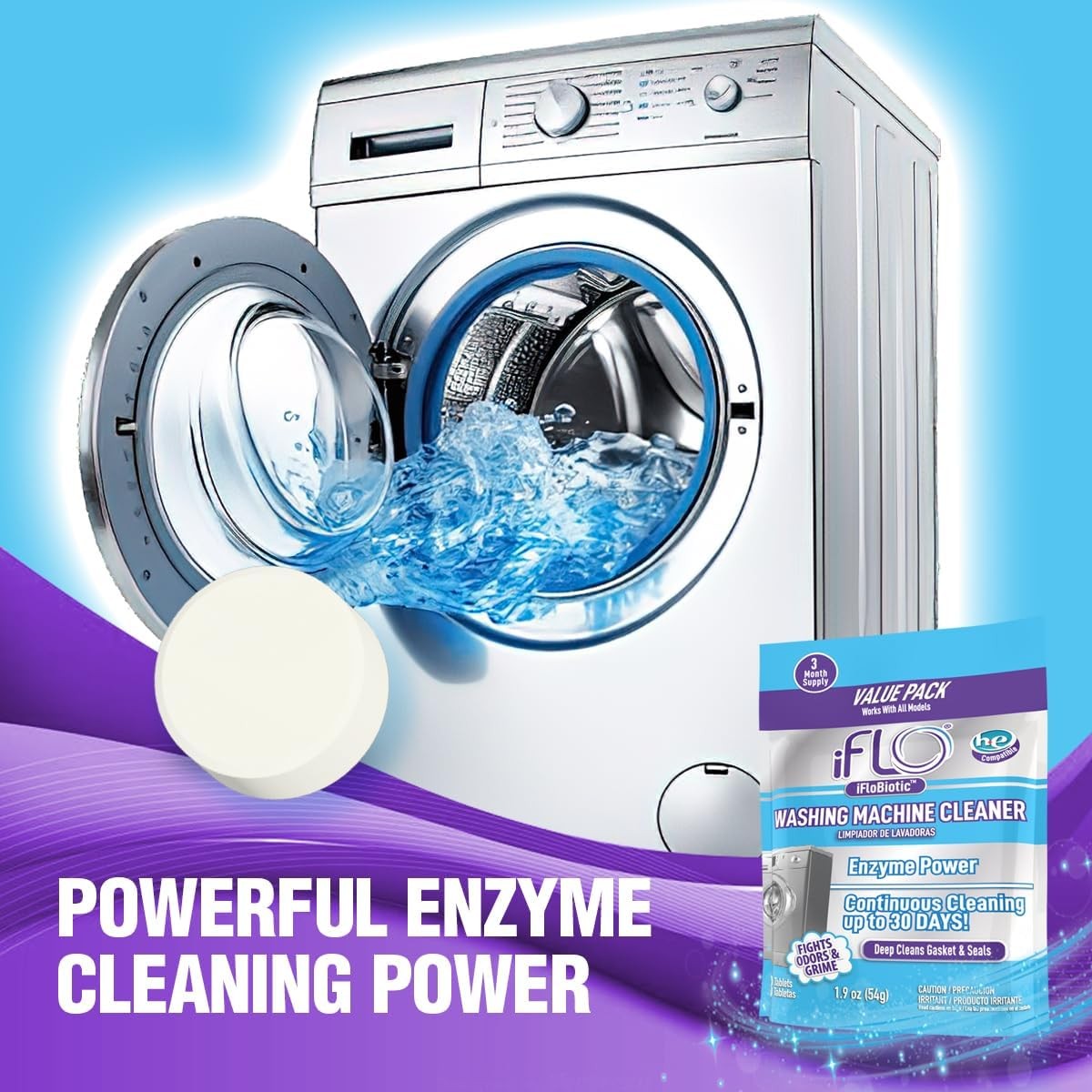 Washing Machine Cleaner Tablets – Powerful Washer Machine Cleaning and Deod
