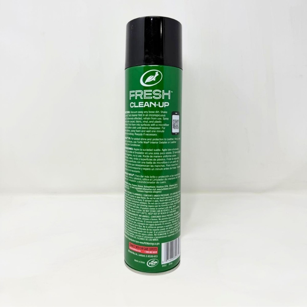 3 Pack – Turtle Wax 54352 Fresh Clean-Up Multi-Purpose Foam Cleaner, 22oz