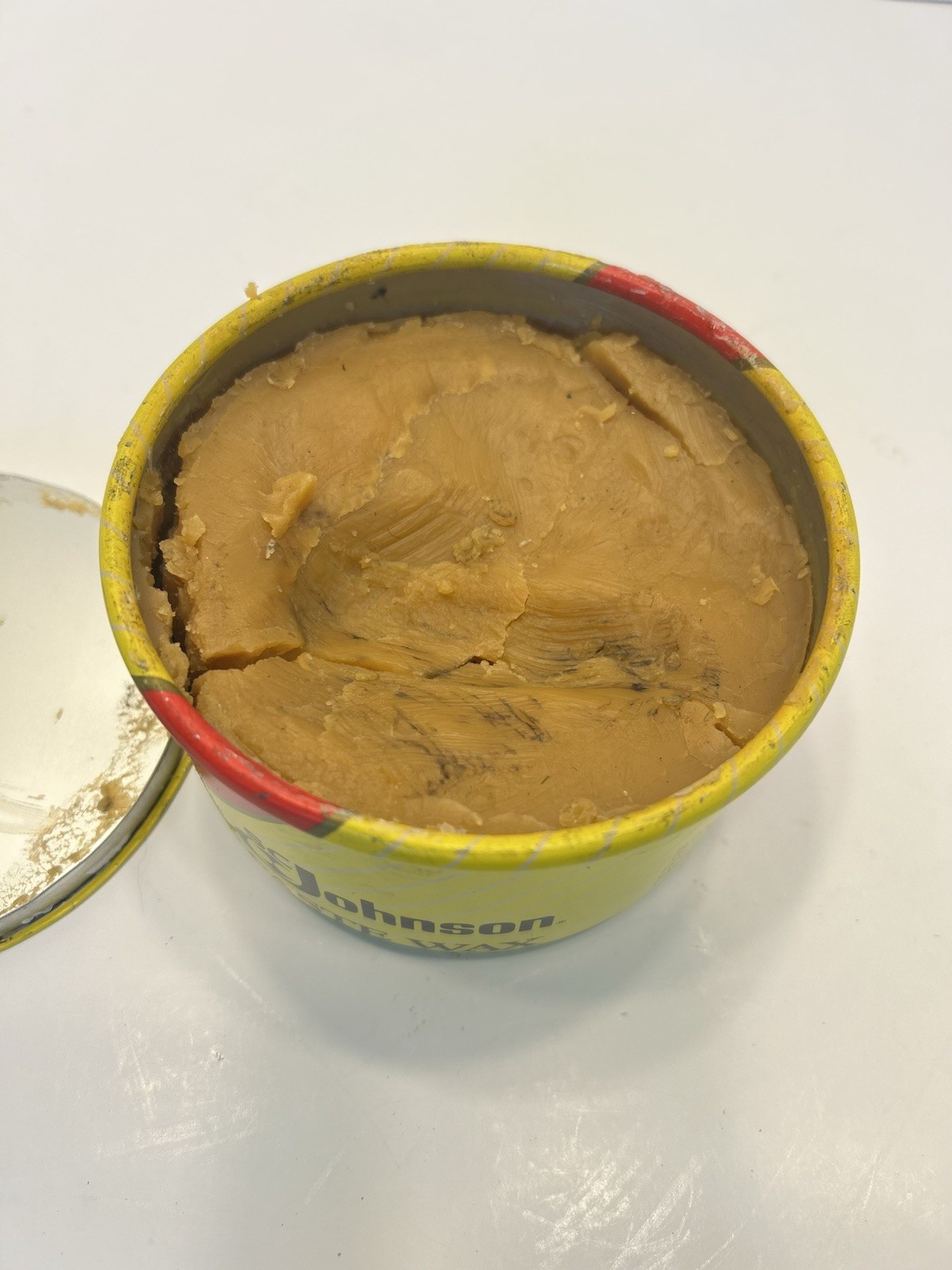 SC Johnson Wood Paste Wax Original Formula 16oz 1998 OPEN 98% Full