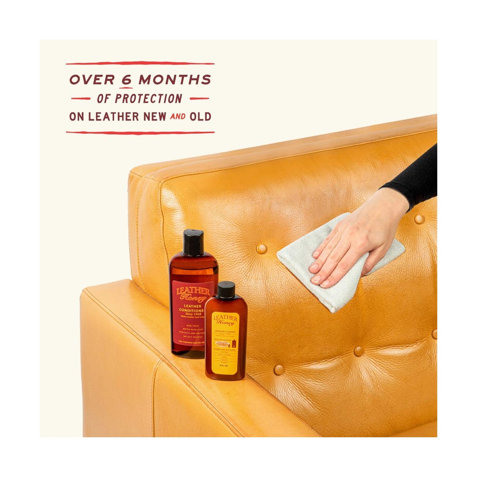 Leather Honey Leather Conditioner, Non-Toxic & Made in the USA Since 1968. Pr…