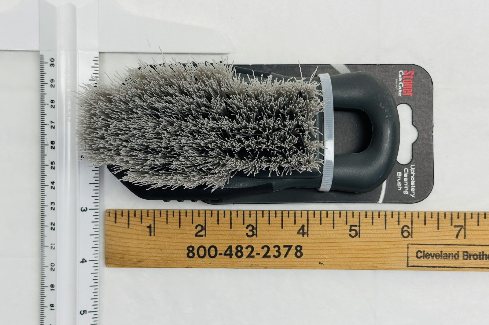 NEW Stoner Car Care 95314 Carpet Upholstery Brush Stiff Nylon Bristles Detailing