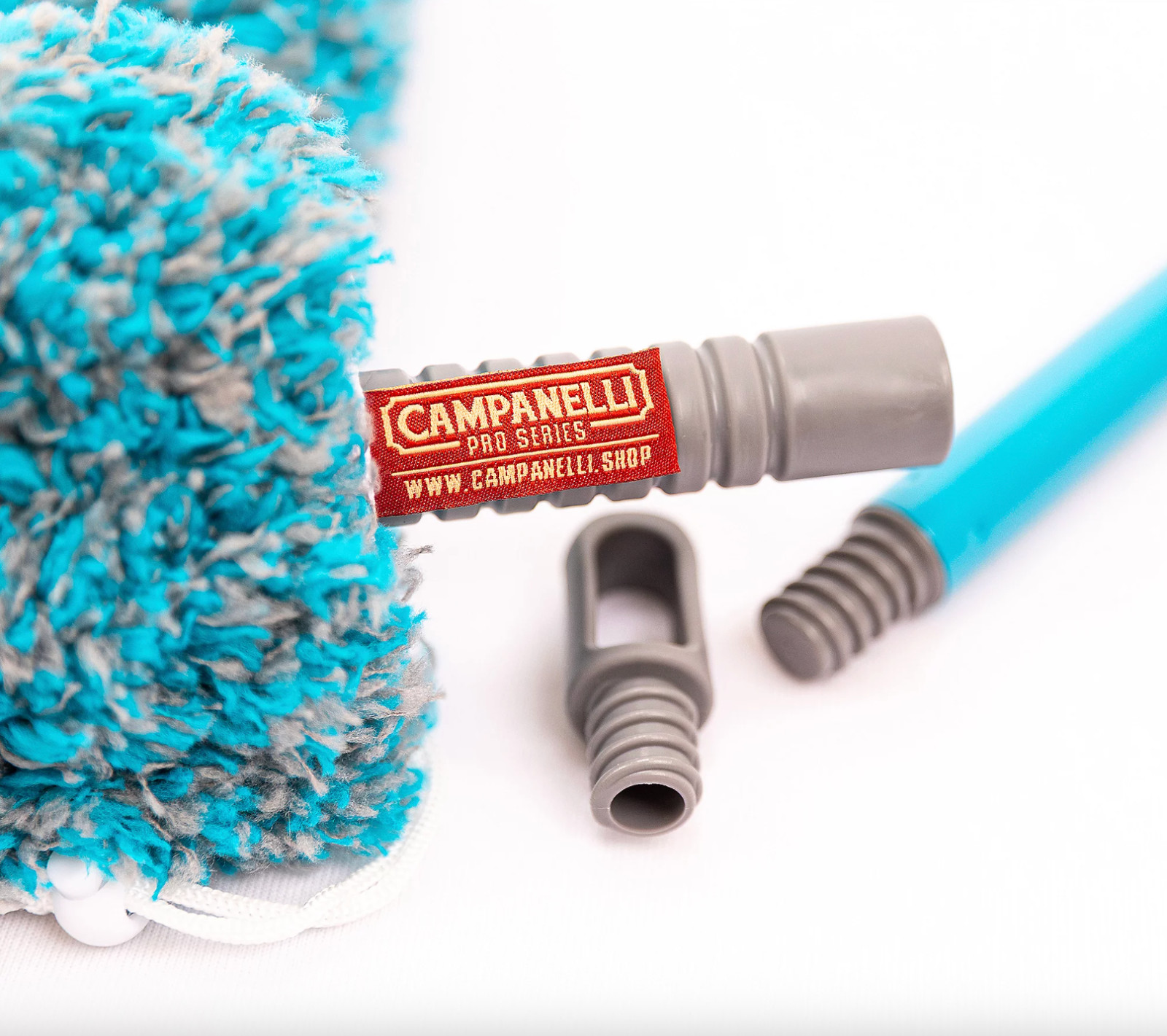 CAMPANELLI ProSeries 3pc Washable Duster Set w/Extension Pole – Aqua
