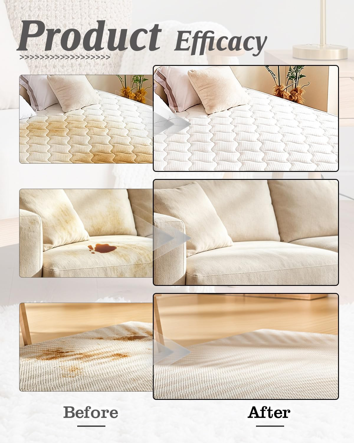 Snowlily Foam Fabric Cleaner – Professional Strength Stain Remover, Non-Toxic &
