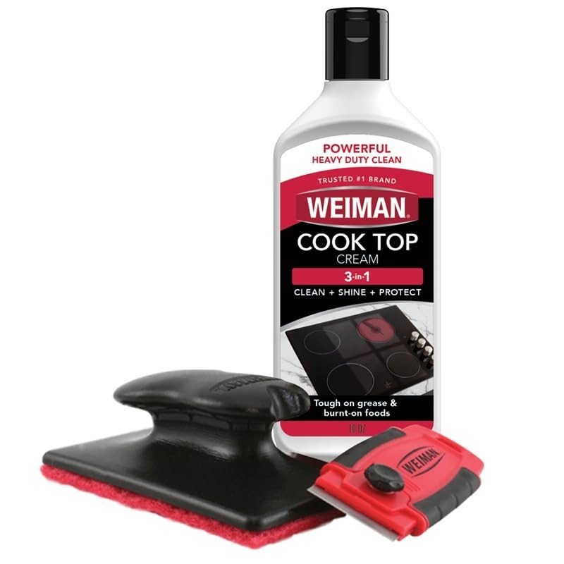 Effortless Shine: 10 oz Cooktop & Stove Cleaner for Gas and Electric Ranges