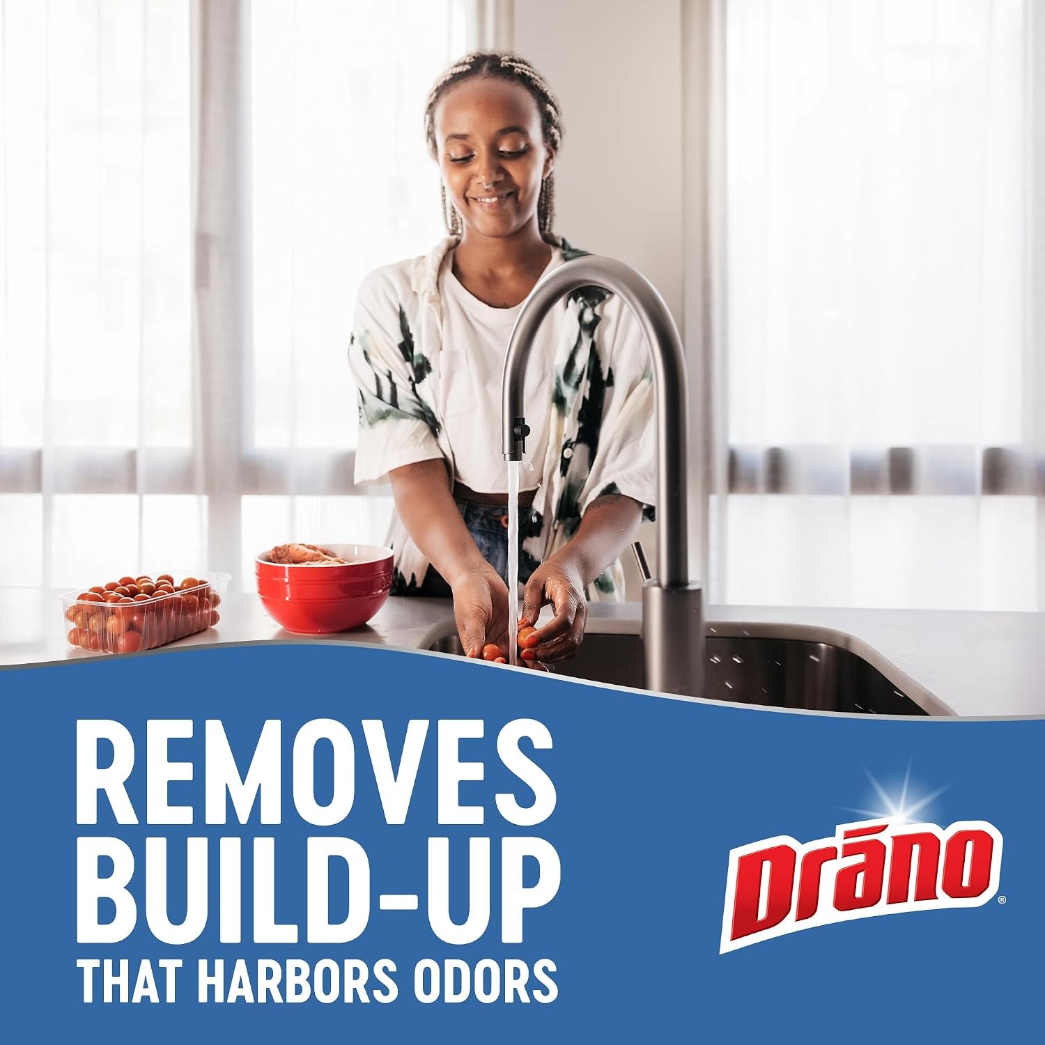 Drano EarlyAction Foamer, Drain Clog Remover & Cleaner, 17 Fl Oz (Pack of 5)