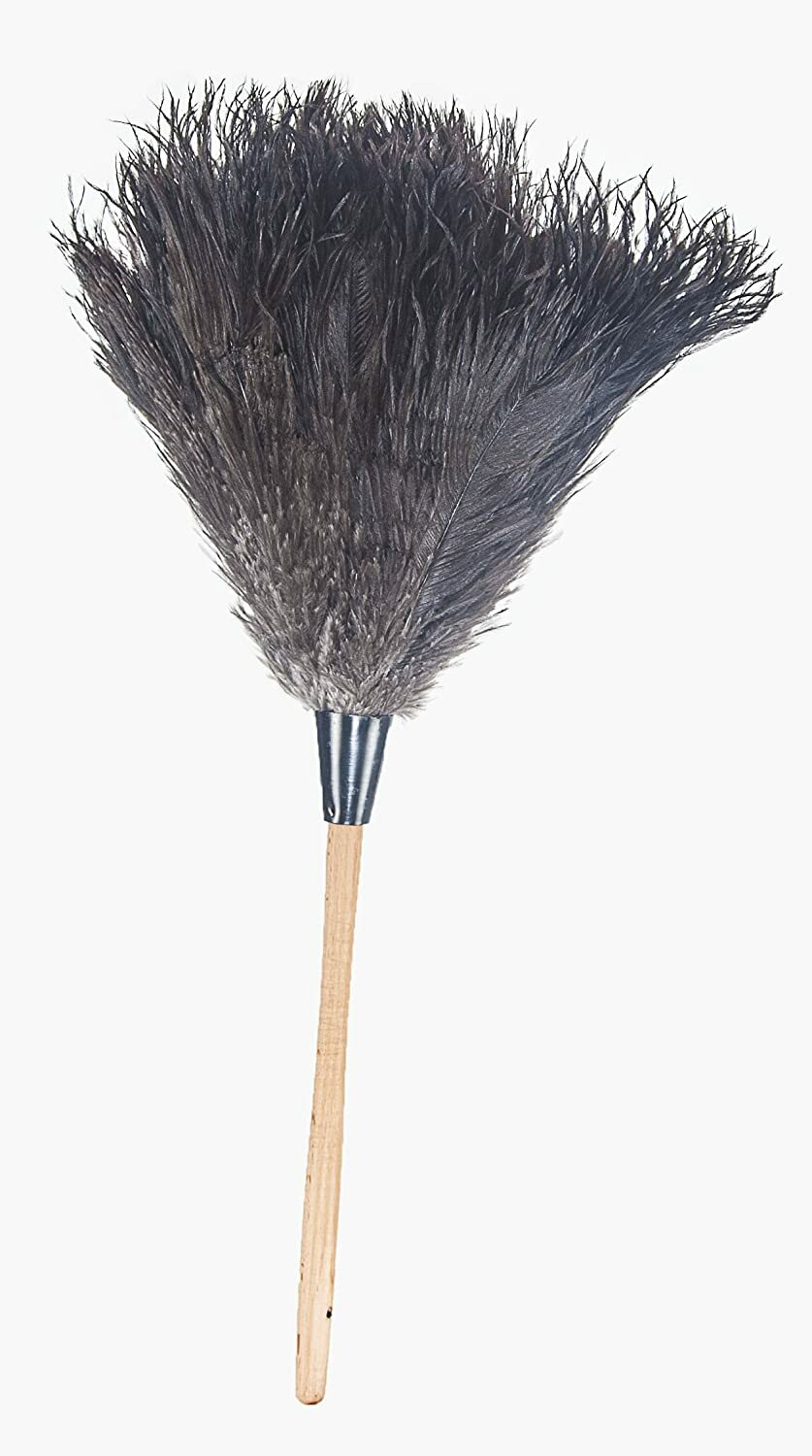 GM Ostrich Feather Duster (Sizes: 14″, 16″, 22″, 28″) Feather Color: Black
