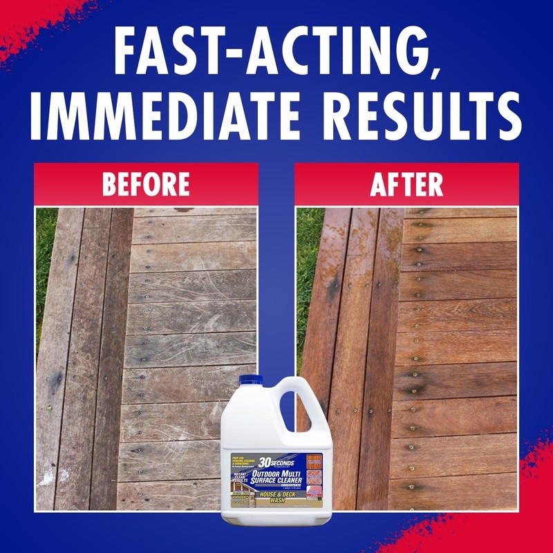 Powerful Outdoor Multi-Surface Cleaner Algae Mold Stain Remover Plant Safe 10lb