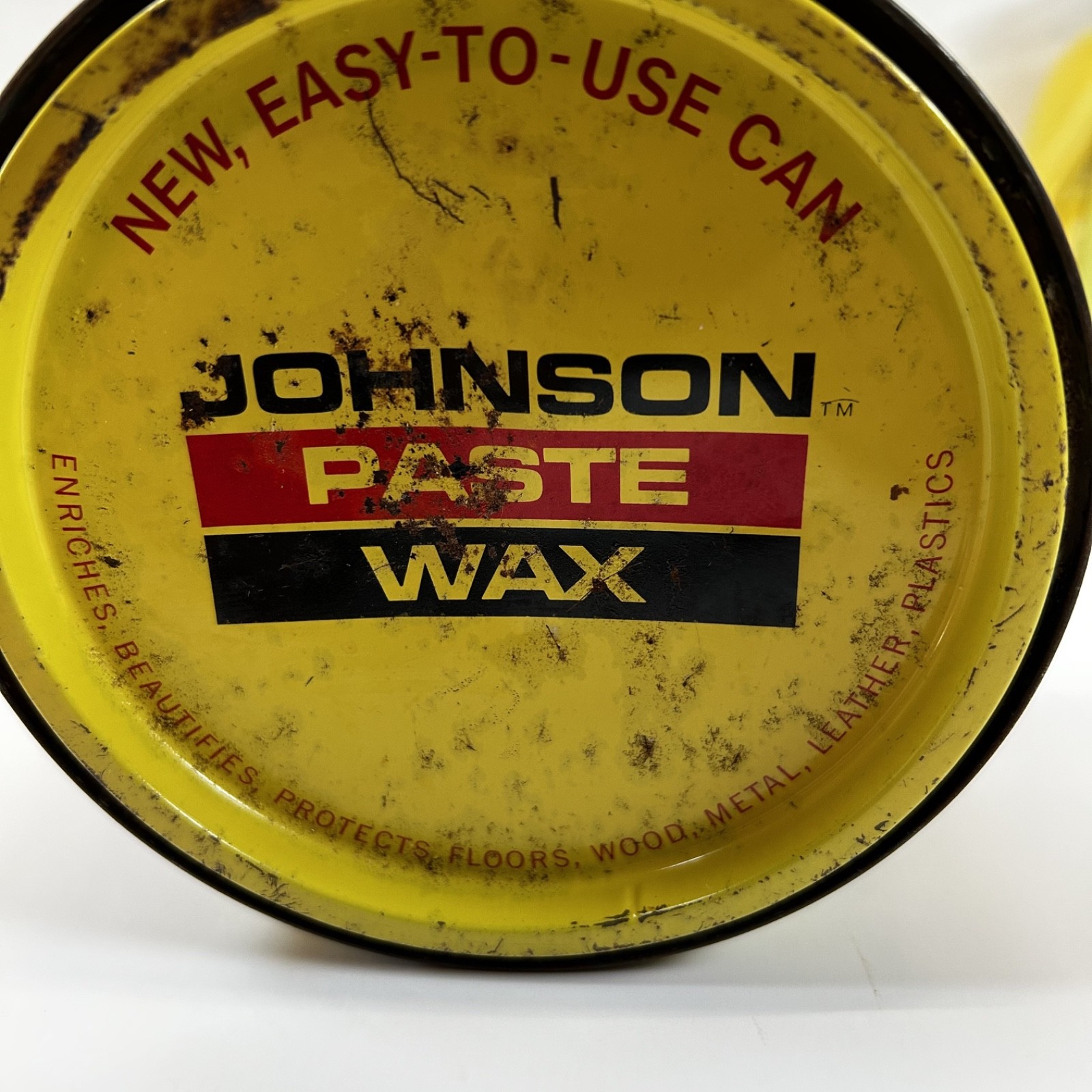 SC Johnson Paste Wax 16 Oz Original Formula Discontinued Approx 70% Full GUC HTF