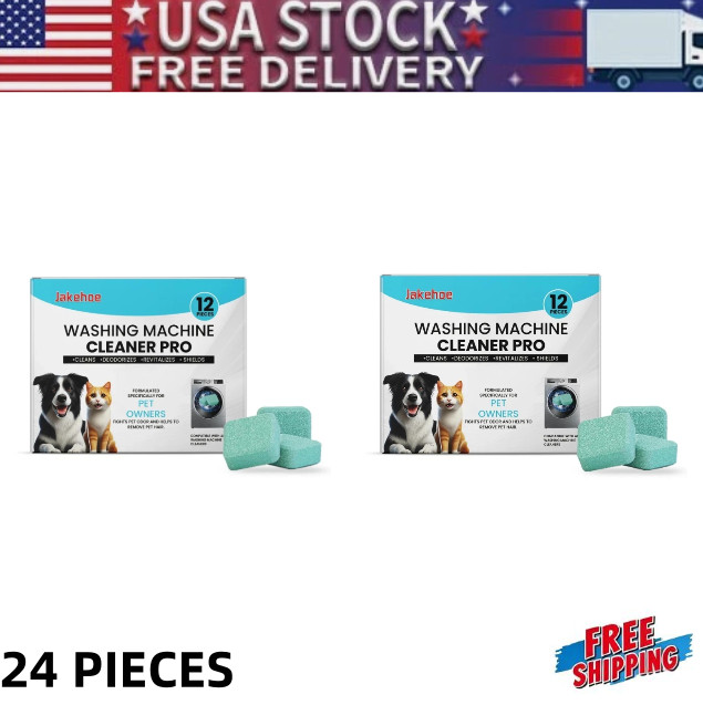2026 Washing Machine Cleaner Tablets Deep Clean For All Laundry Washers 24 Pack