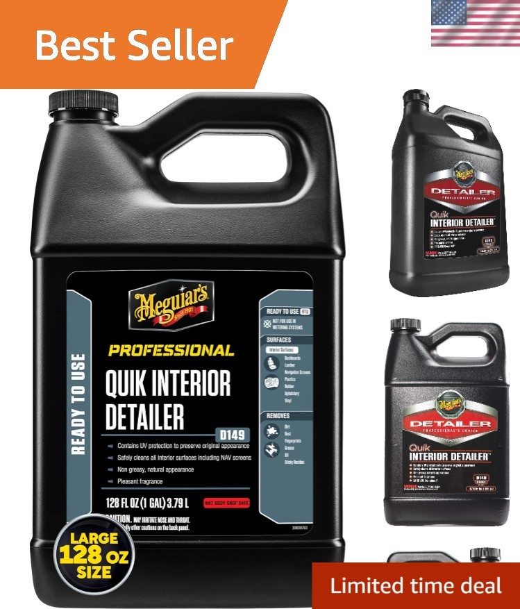 Quik Interior Detailer 3.79L – UV Protectant Spray for All Interior Surfaces