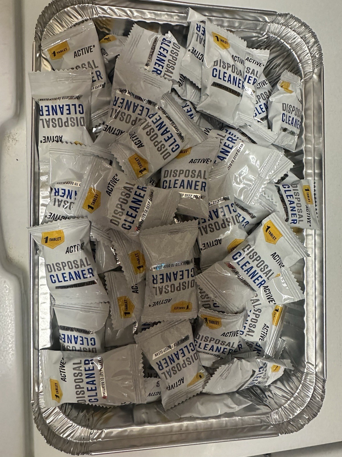 Active Garbage Disposal Cleaner Deodorizer Tablets 100 Tablets (No boxes)