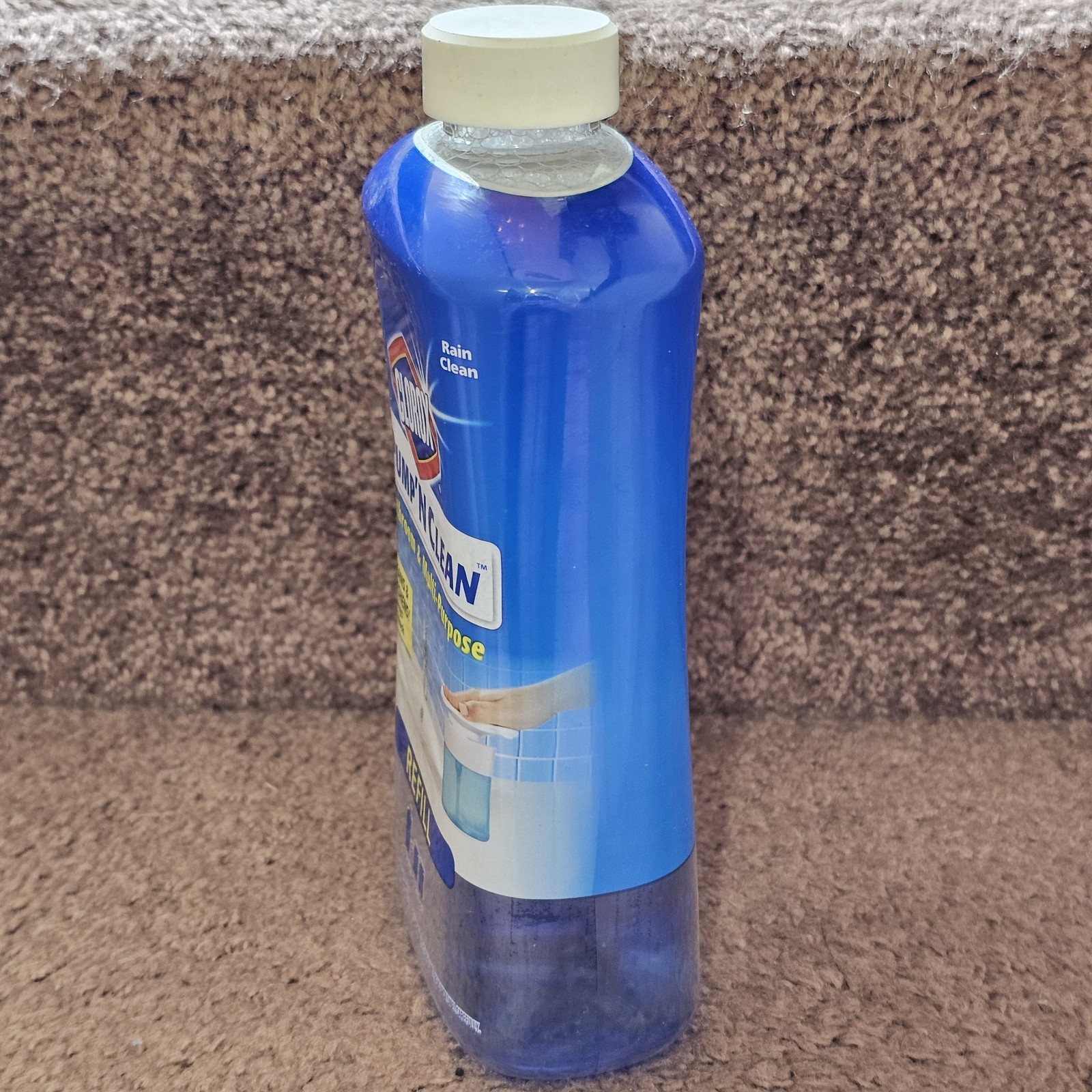 NEW Clorox Pump ’N Clean Bathroom Refill 24 oz Rain Clean Discontinued NOS
