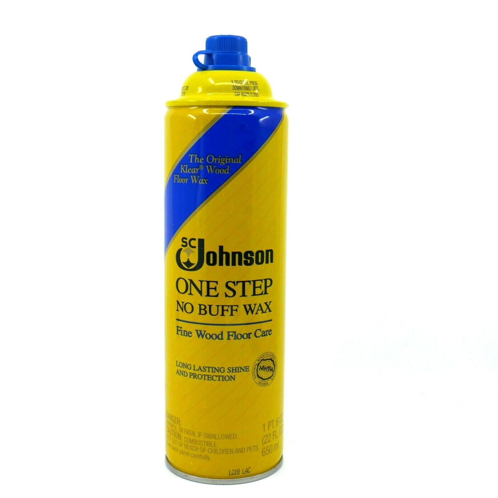 1x SC Johnson One Step No Buff Wax Fine Wood Floor Care 22 fl oz NEW