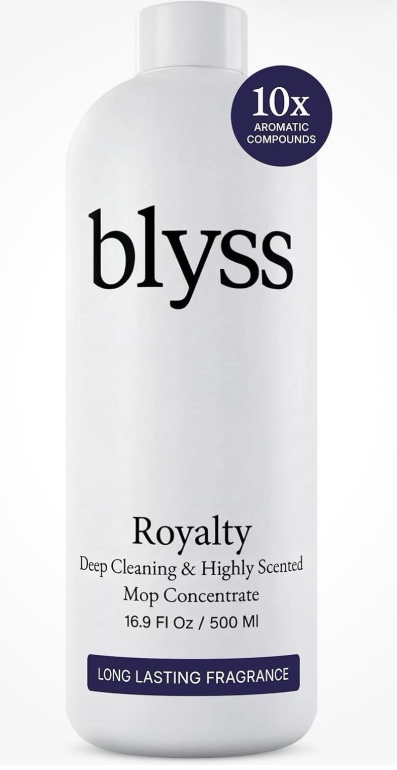 Blyss Mop Soap Cleaning Concentrate Royalty 16.9fl oz Exp 10/2028 New in Box