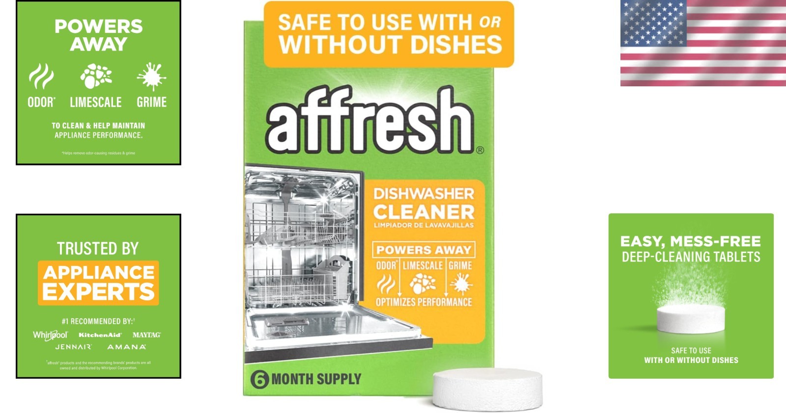 Trusted Dishwasher Cleaner Tablets – 6 Supply for Optimal Appliance Care