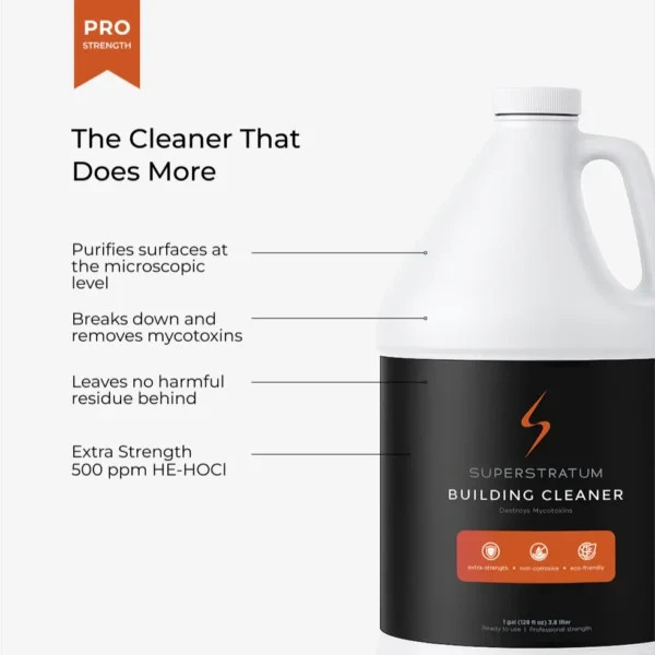 Superstratum HVAC Air Duct Cleaner Advanced Cleaning Solution, 1 Gallon