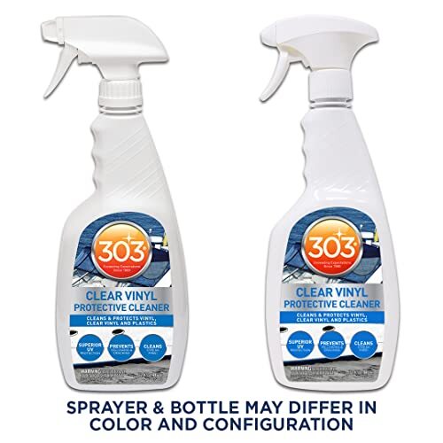 303 Products Marine Clear Protective Cleaner – Cleans and Protects Vinyl and