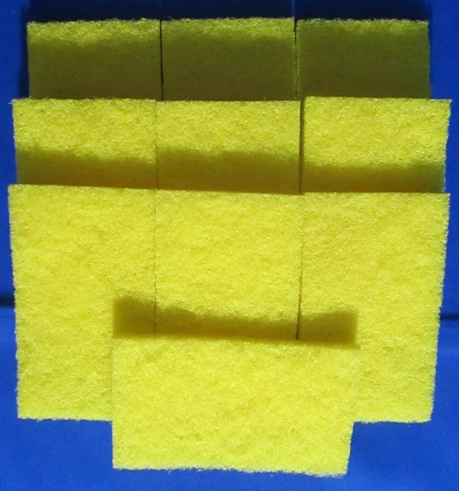 10-60 Yellow Industrial Light Duty Cleaning Scouring Pad Pot Griddle Bathroom