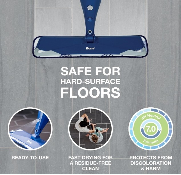 Multi-Surface Hard Floor Cleaner Spray Mop Cartridge – 34 Fl Oz – Unscented
