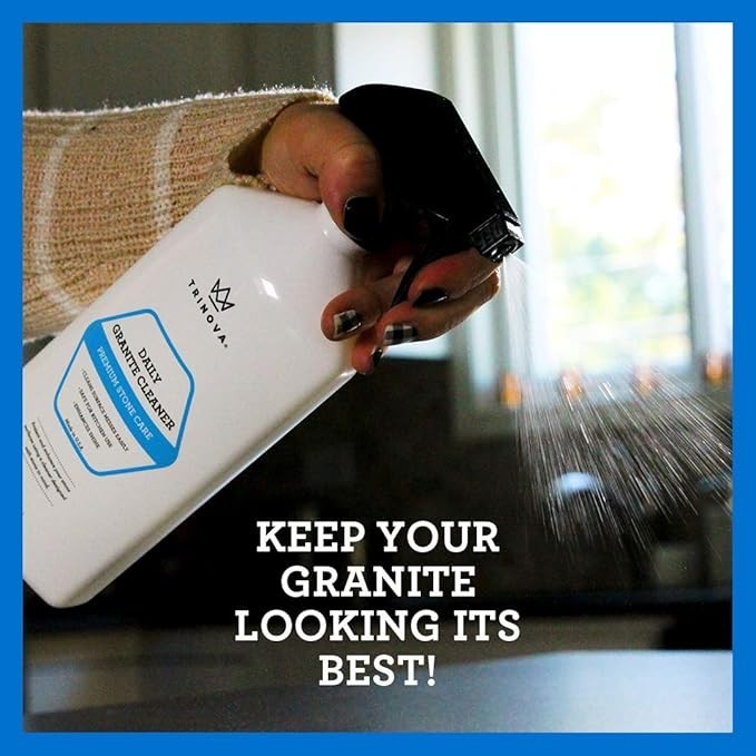 TriNova Granite Cleaner & Polish Gallon Refill for Daily Use – Made in USA