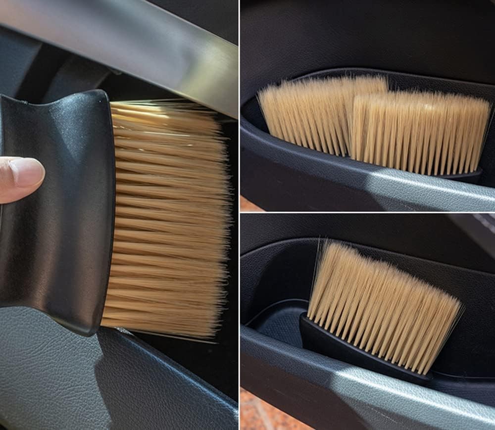 1pc Auto Interior Dust Brush, Car Cleaning Brushes Duster