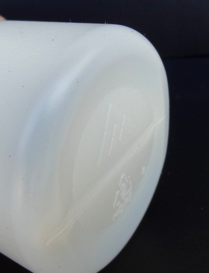 32 oz White HDPE Plastic Cylinder Round Bottle 28-410 Neck Finish ~ Pack of 10