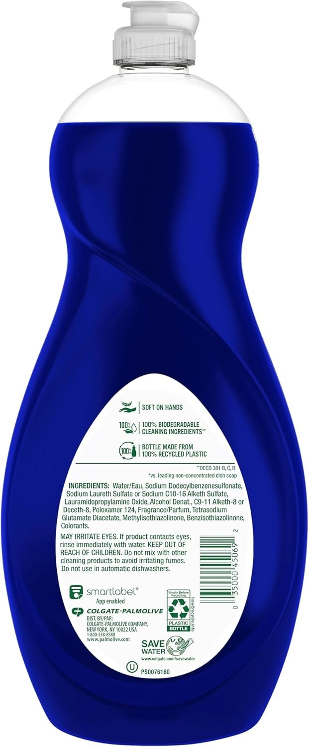Ultra Dish Liquid Oxy Power Degreaser Dish Soap, 32.5 Fl Oz