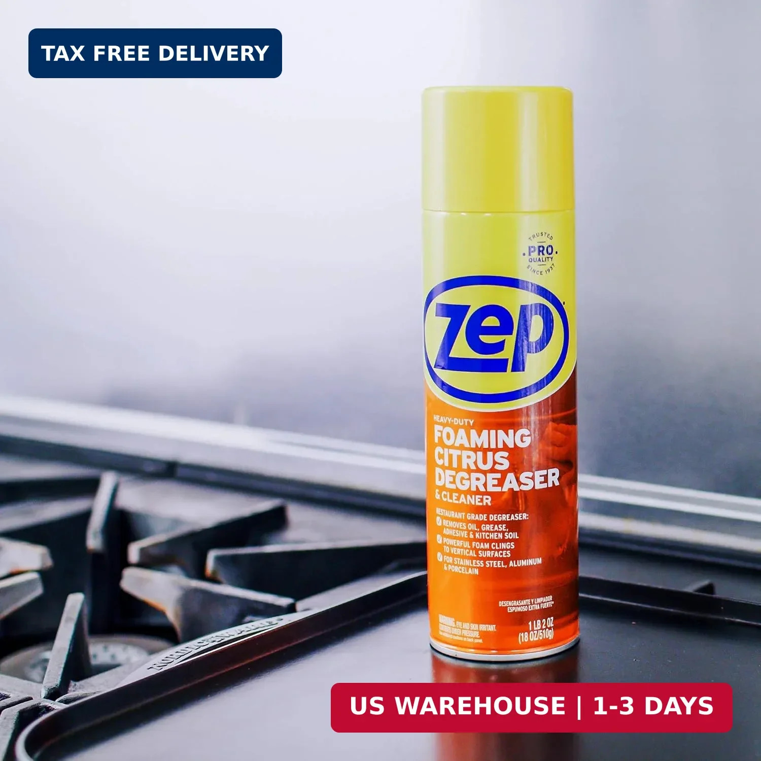 ZEP ZUHFD18 Foam Degreaser, 18 oz