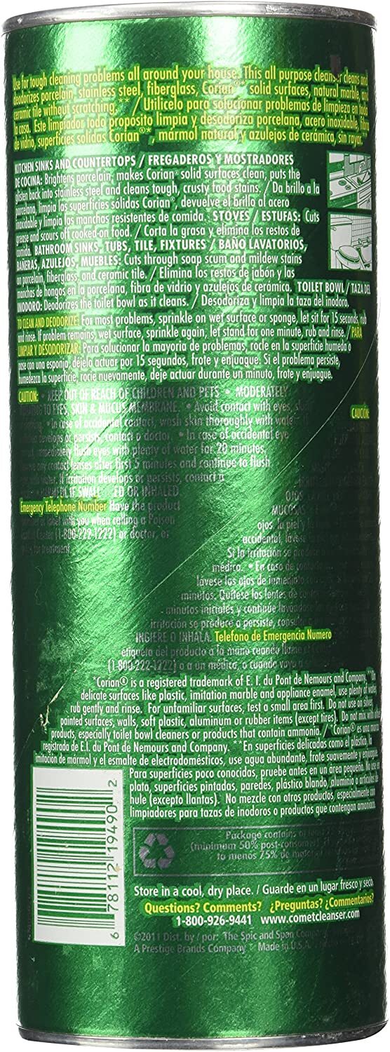 Comet Cleanser – 21 oz (Pack of 2)