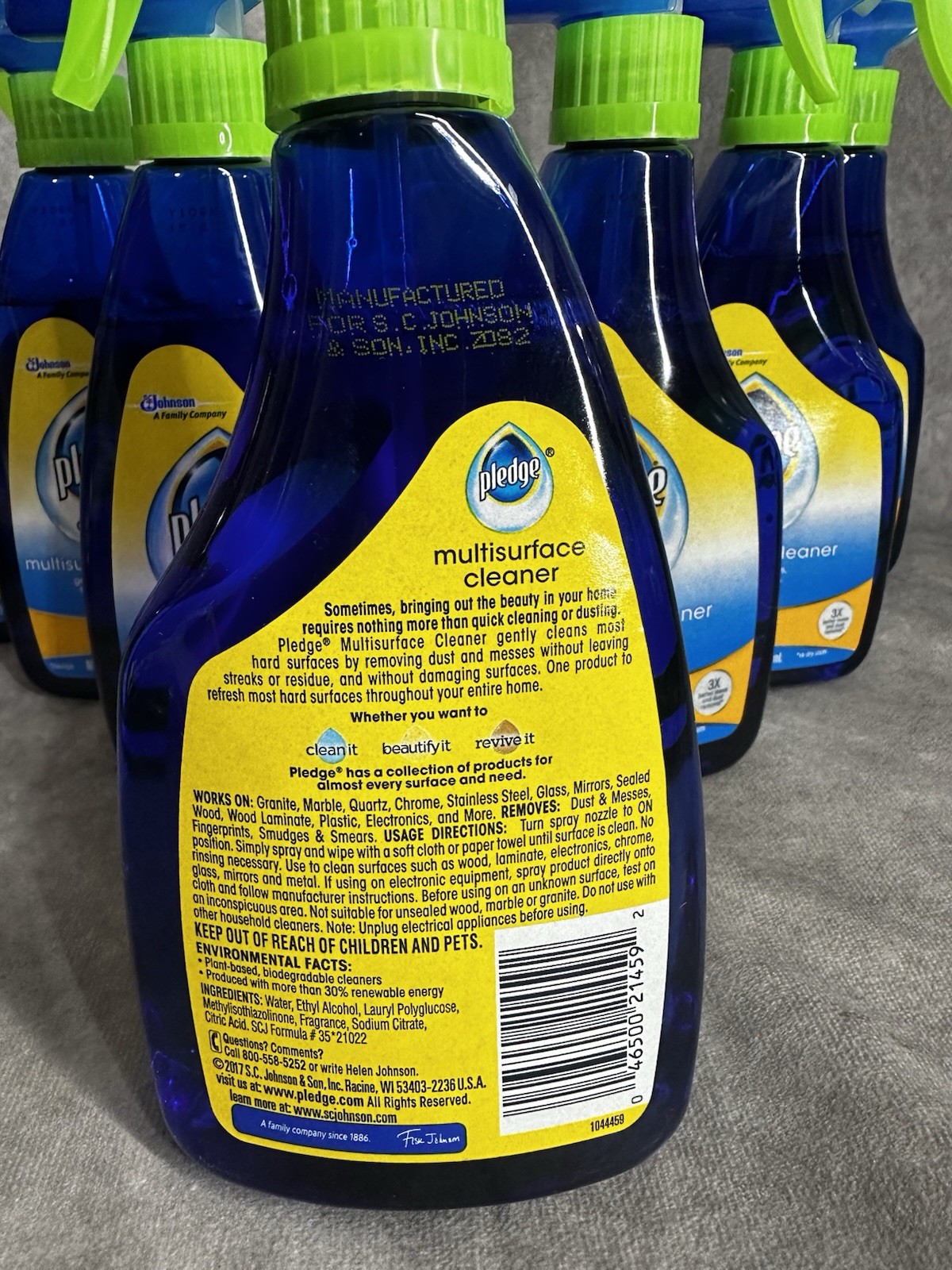 7x PLEDGE Multi-Surface CLEAN IT Fresh Citrus 16 Oz New