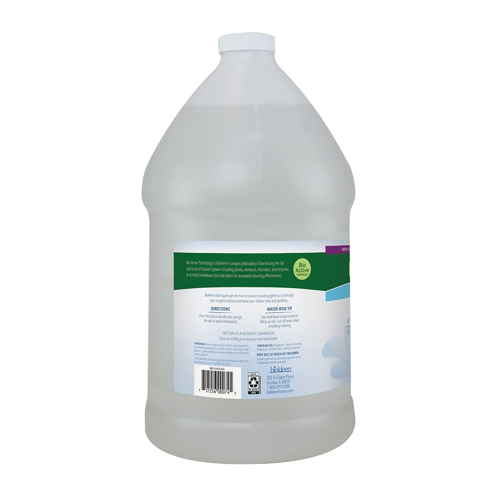 Eco-Friendly Dish Soap – Plant-Based, Non-Toxic Dishwashing Liquid, Unscented, F