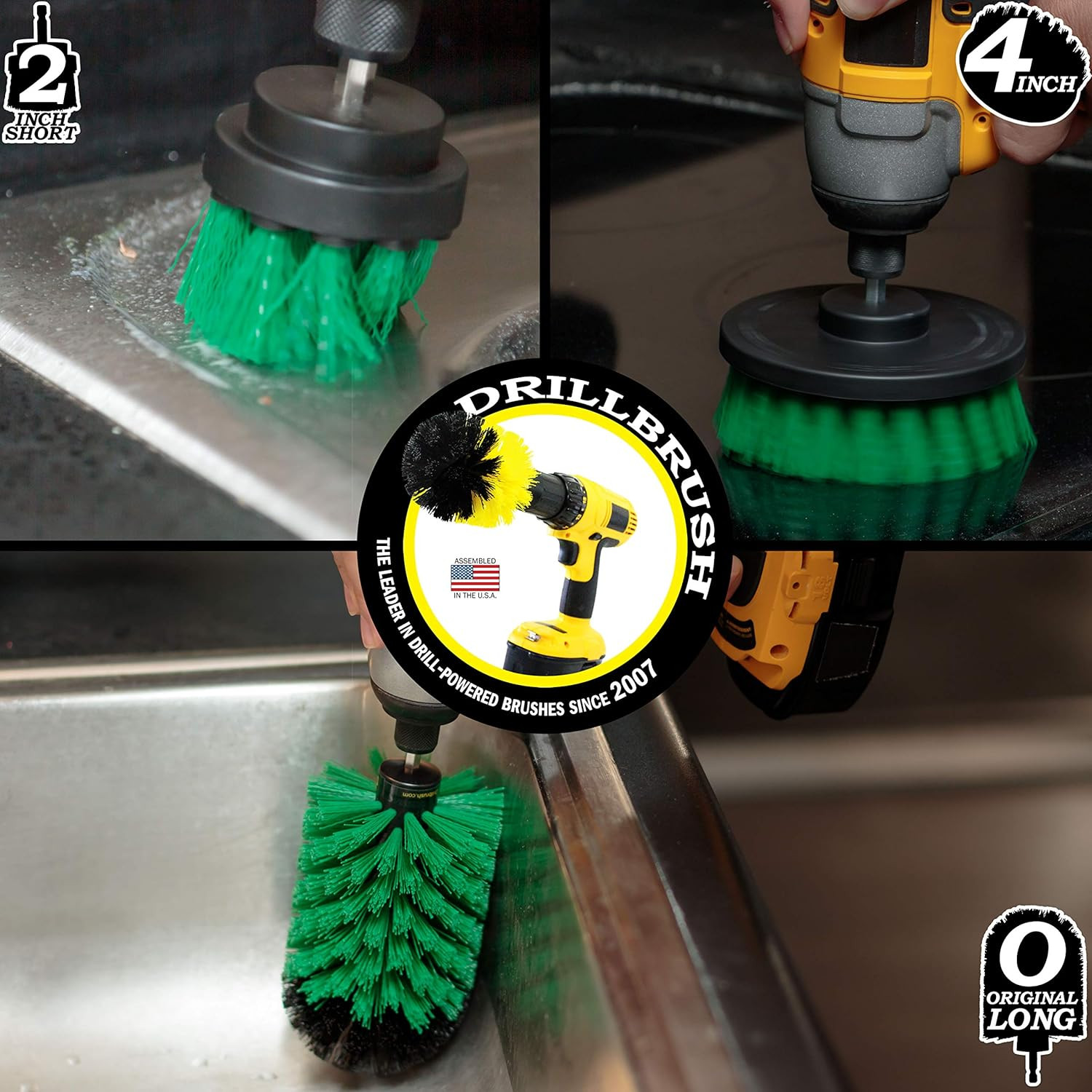 – Oven Cleaner Brush Set – Kitchen Cleaning Brush Drill Brush Set – Kitchen Acc