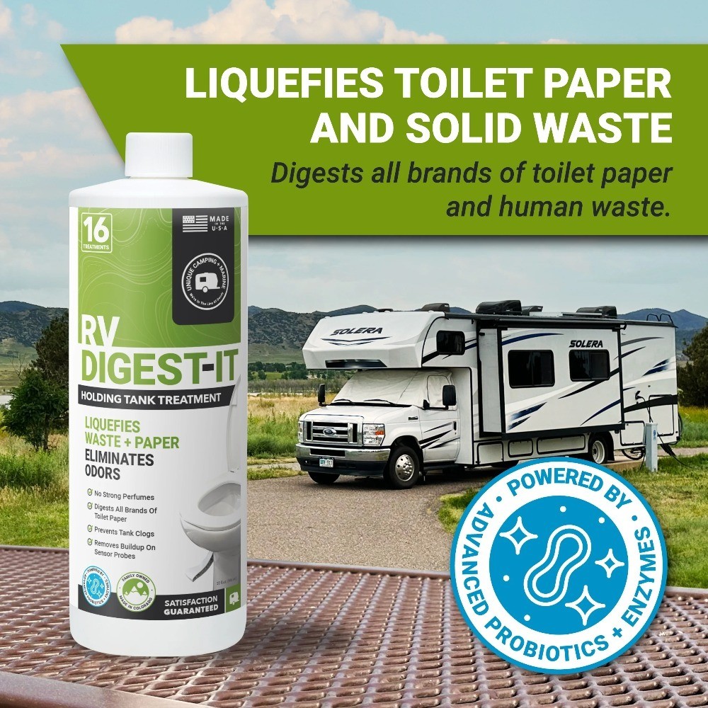RV Waste Water Holding Tank Liquid Treatment Toilet Digest It Classic 32 Fl Oz